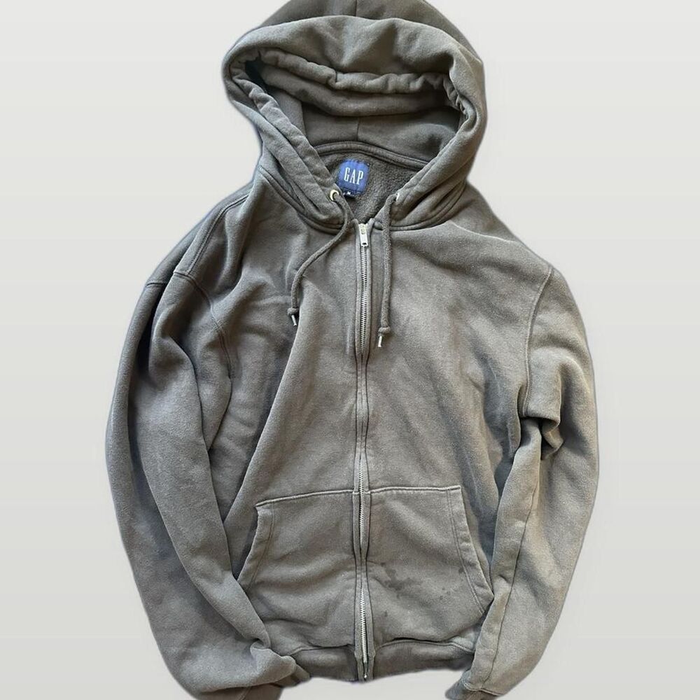 Gap Men's Khaki and Green Hoodie